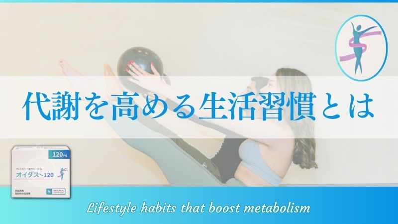 代謝を高める生活習慣